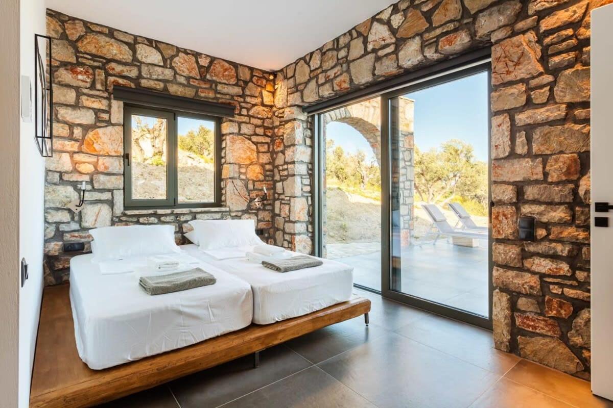 Gerakada Exclusive-Seaview Villa With Private Pool Koróni Eksteriør bilde