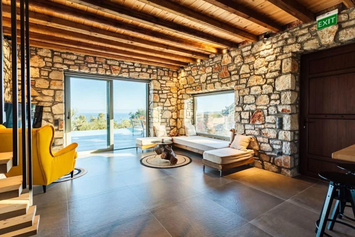 Gerakada Exclusive-Seaview Villa With Private Pool Koróni Eksteriør bilde